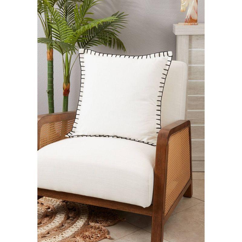 Saro Persephone Collection Cotton Pillow Cover