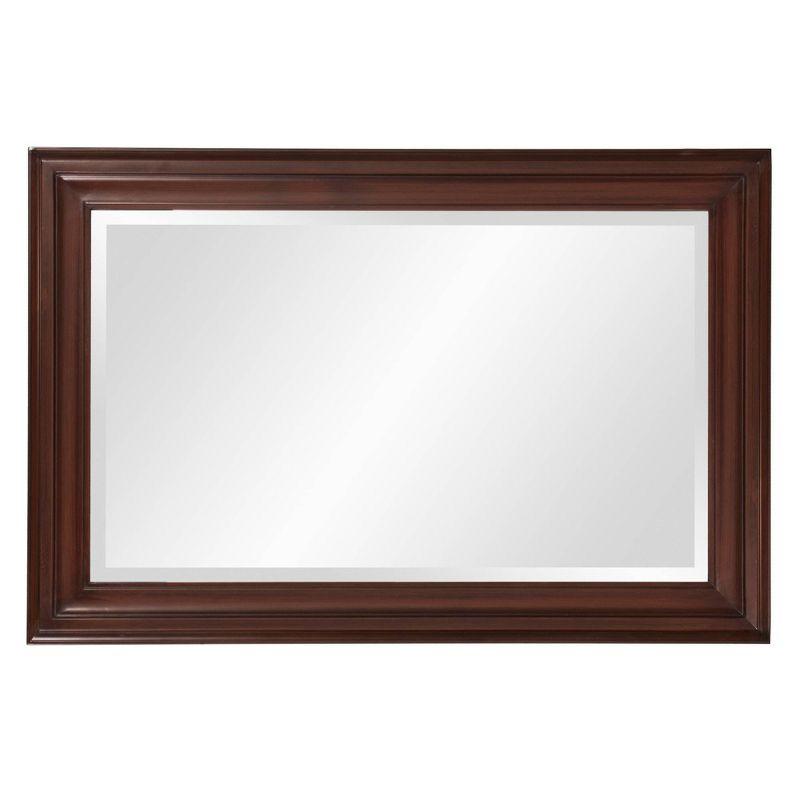 Howard Elliott George Wood Framed Wall Mirror