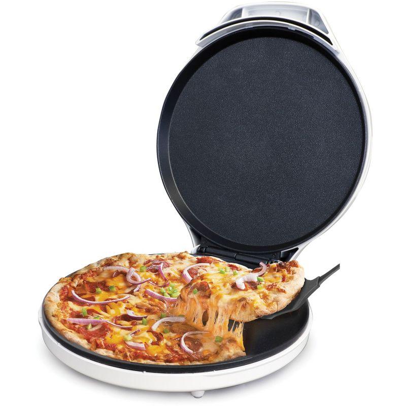 Betty Crocker BC-4958 Kosher Temperature Control Pizza Maker, 12 inch, Red  12"