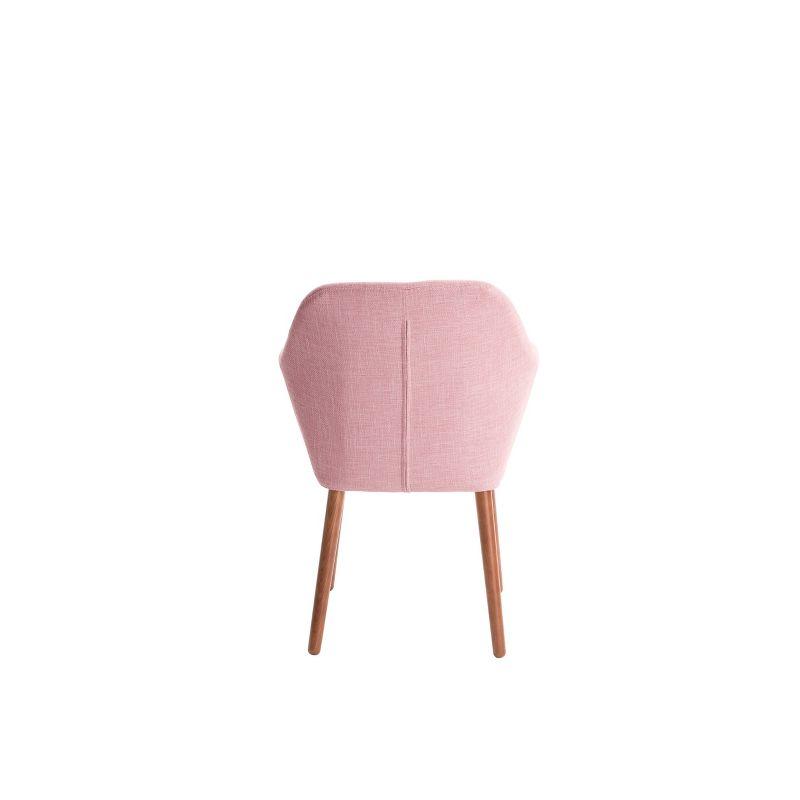 Elle Decor Adore Decor Roux Mid-Century Accent Chair for Home Office or Living Room