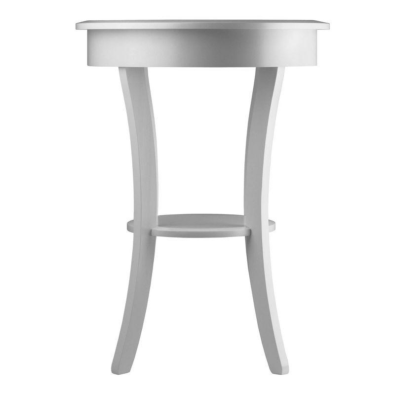 Sasha Round Accent Table - White - Winsome