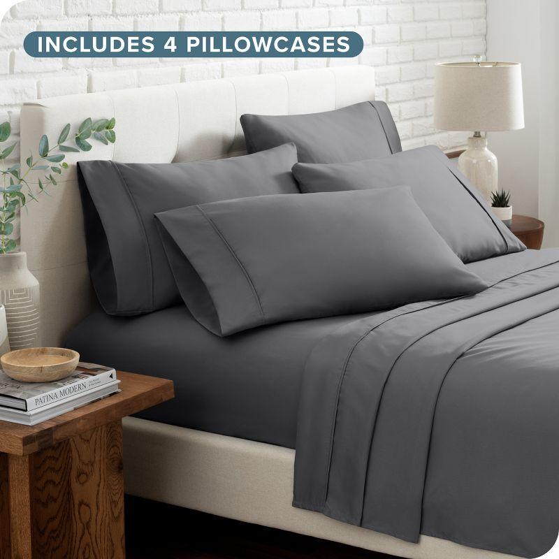 6pc Microfiber Sheet Set with Extra Pillowcases by Bare Home