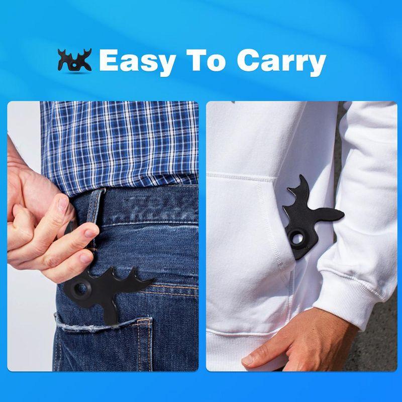 GSE Plastic Slip-On Billiard Cue Bridge Head – Moosehead Design, Universal Fit, Pool Billiard Accessories (2-Pack)