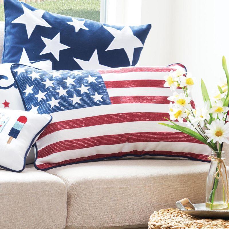 C&F Home Flag Throw Pillow
