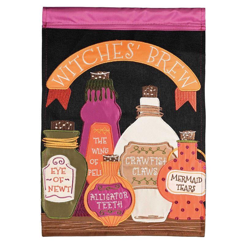 Magnolia Garden Witches Brew Potion Bottles 13 x 18 Inch Polyester Garden Flag