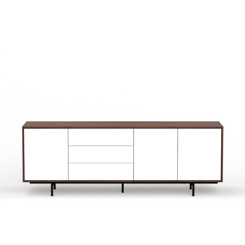 Glenwillow Home Atlas 78" x 28" Highboy Modern TV Stand Cabinet And Sideboard