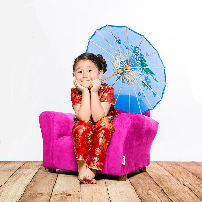 Keet Keet Roundy Microsuede Chair Charcoal