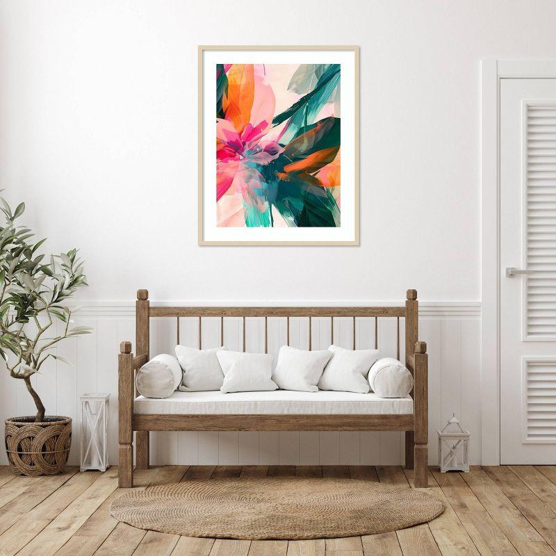 Amanti Art 33"x41" Jumble Jungle by Walker Noble Wood Framed Wall Art Print