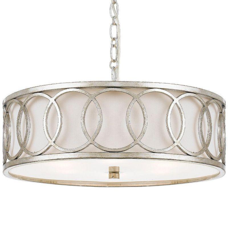 Crystorama Lighting Graham 6 - Light Pendant in  Antique Silver