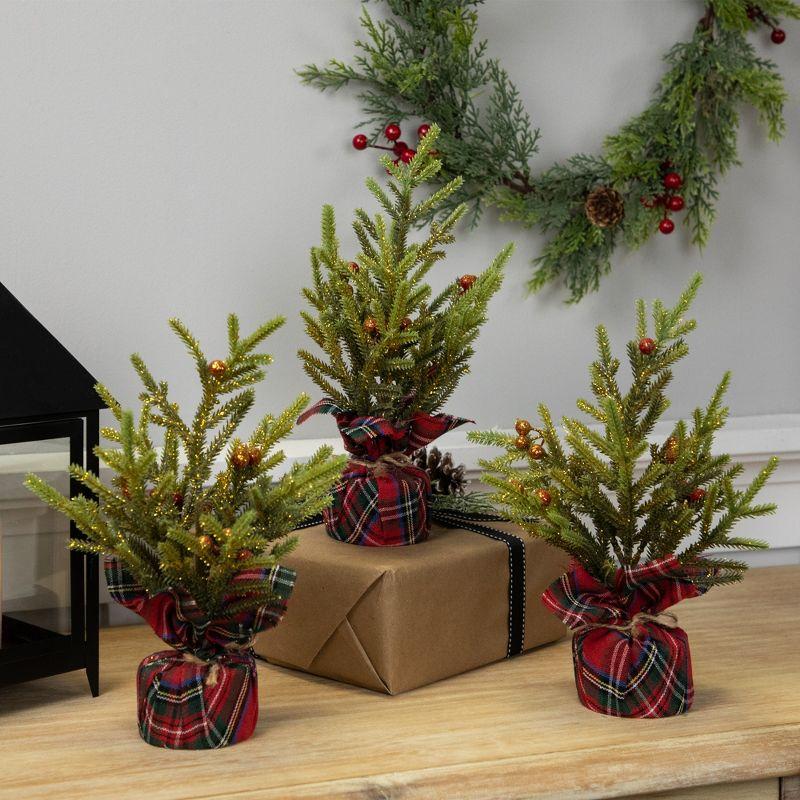 9'' Faux Pine Tree in Pot