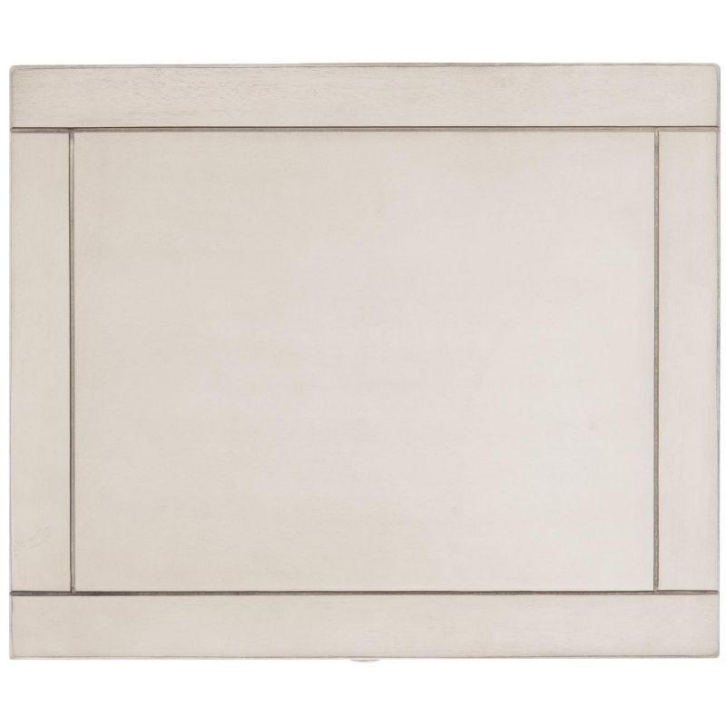 Toby Accent Table With Storage Drawers - AMH6625D - White Birch - Safavieh Couture