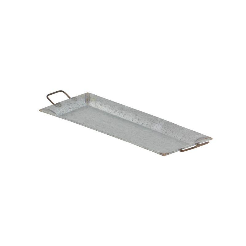 Farmhouse Rustic Serving Tray Set Gray 2pk - Olivia & May