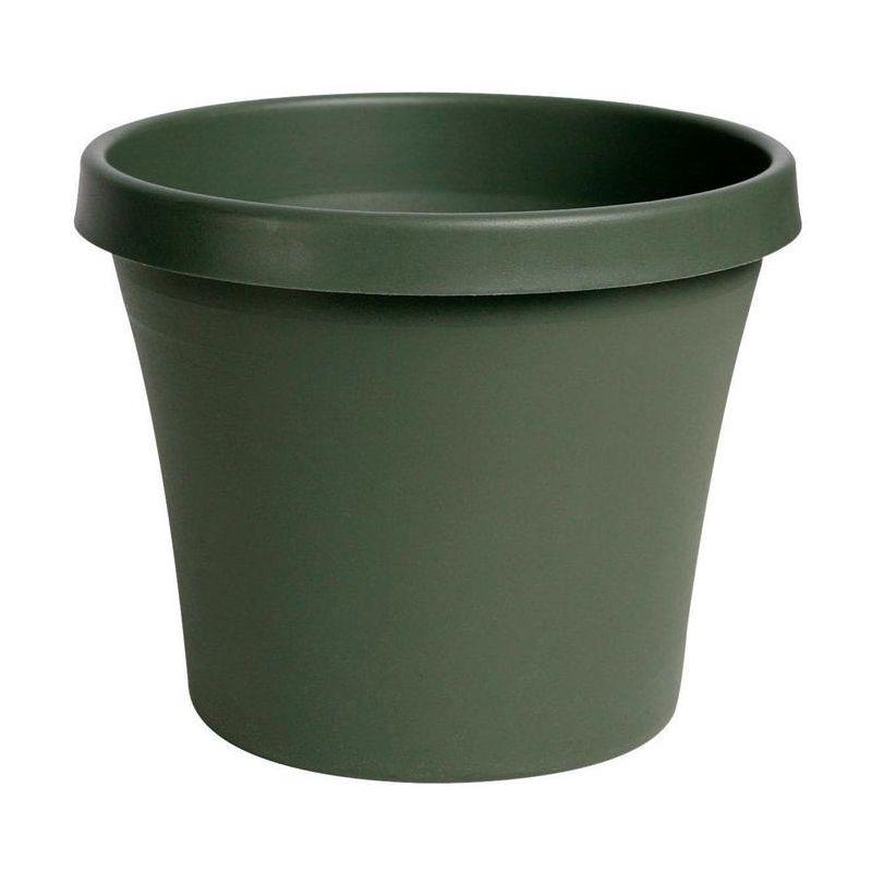 Living Green Tapered Resin 12" Indoor/Outdoor Planter