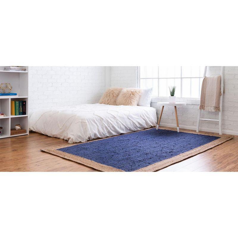 Unique Loom 6' 1 x 9' 0 Goa Braided Jute Rectangle Area Rug