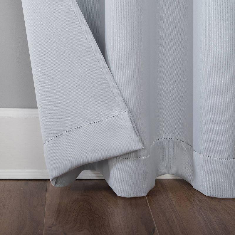 Sun Zero Blackout Kenneth Energy Saving Rod Pocket Curtain Panel