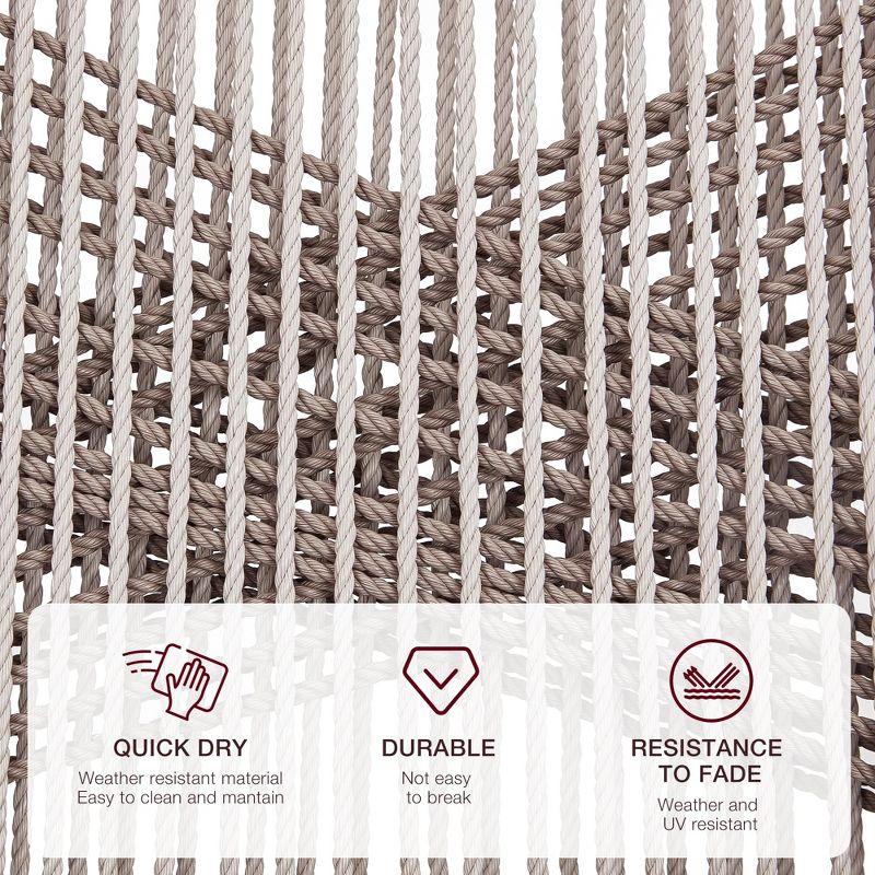 George Oliver 2 Pack Counter Height Bar Stools , Sponge Outdoor High Stool Set, Home Back Dining Chair With Backrest And Arm-Gray