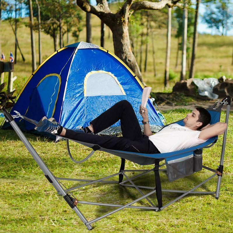 Arlmont & Co. Chrisshanno Camping Hammock with Stand | Wayfair