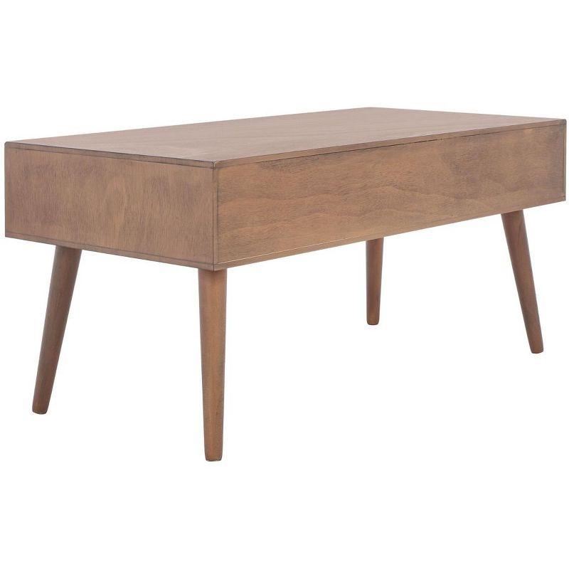 Mozart Mid-Century Coffee Table - Brown - Safavieh