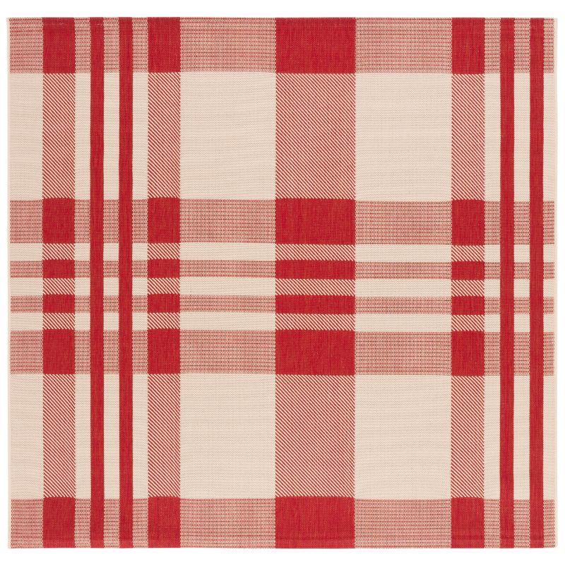 Courtyard Performance Plaid Rug