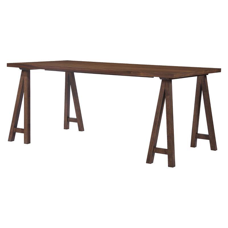 Sabine 71" Rectangular Farmhouse Wood Dining Table: Seats 8, Rubberwood & Oak - Christopher Knight Home