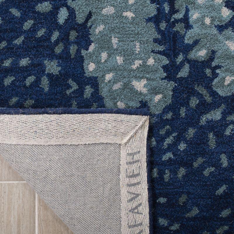 Soho SOH706 Hand Tufted Indoor Area Rug - Blue/Multi - 7'6"x9'6" - Safavieh