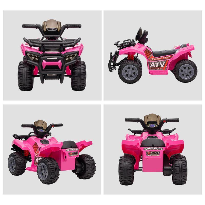 Aosom 6 Volt 1 Seater All-Terrain Vehicles Push/Pull Ride On