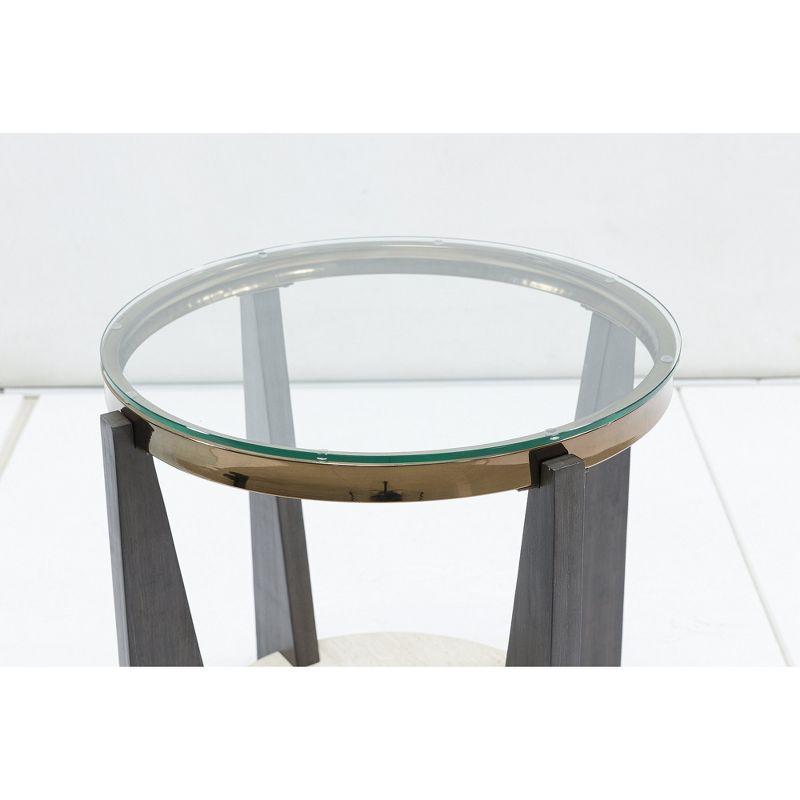 Signature Design by Ashley Frazwa End Table, Grayish Brown