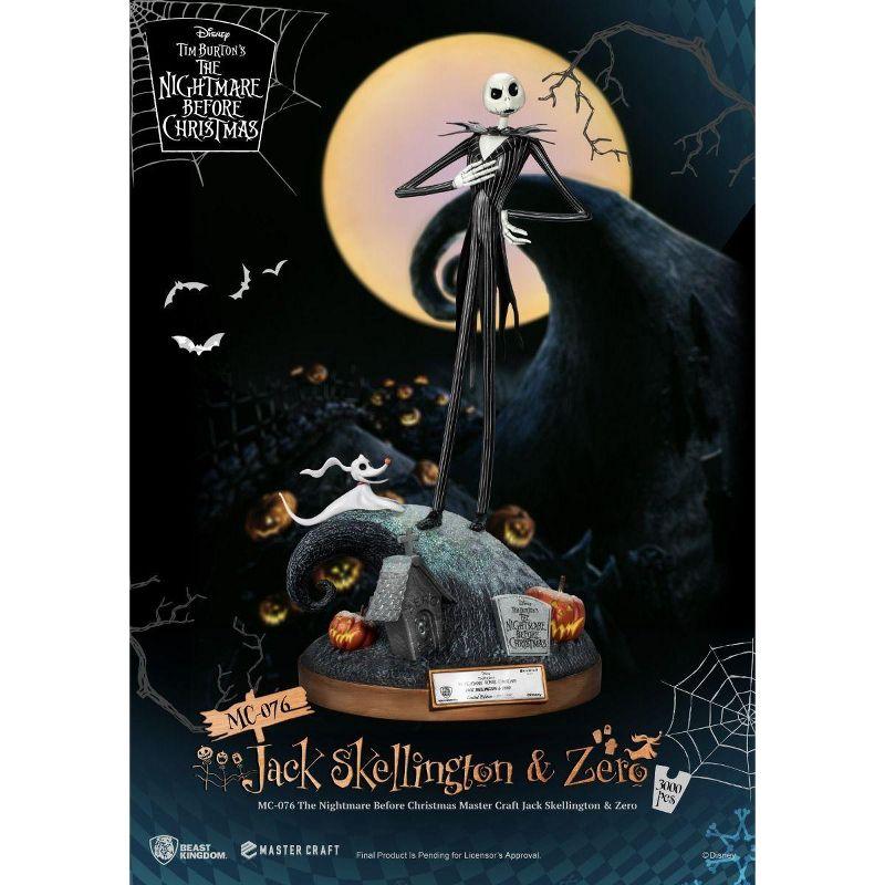The Nightmare Before Christmas Master Craft Jack Skellington & Zero