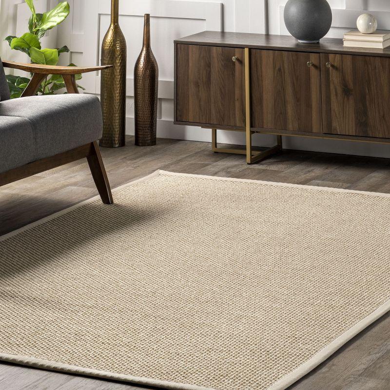 Arvin Olano x Rugs USA Proper Sisal and Wool Tan Area Rug