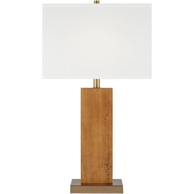 Pacific Coast Lighting Walnut Grove 29" High Modern Wood Table Lamp