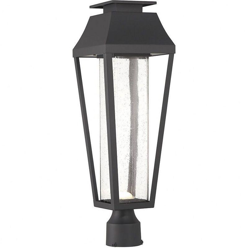 Brookline LED Outdoor Post Lantern in Matte Black