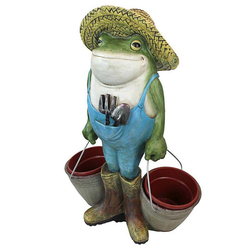 Buckets the Garden Frog Statue