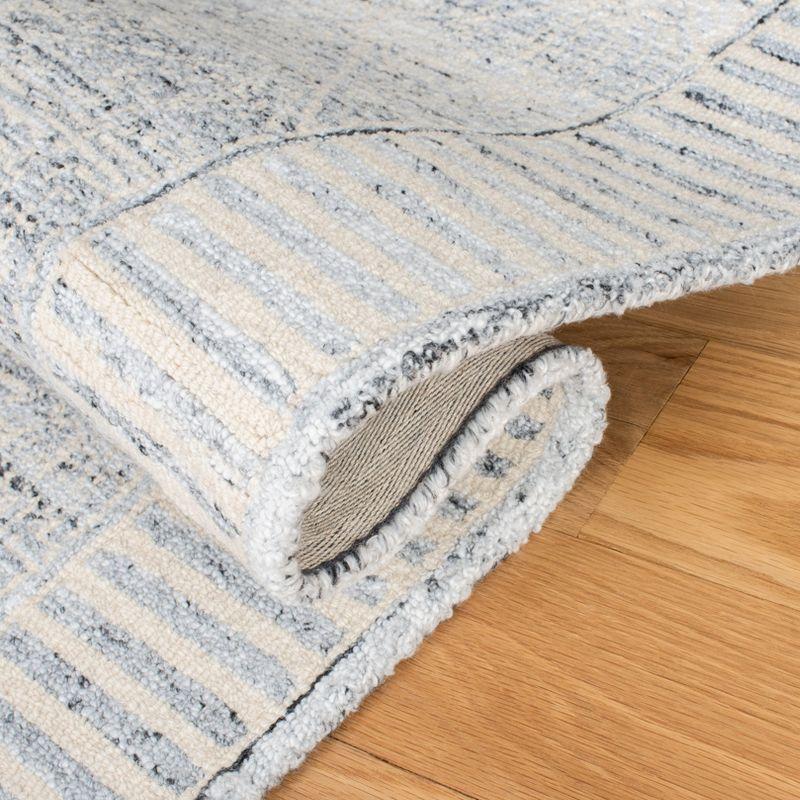 Roslyn ROS804 Hand Tufted Area Rug - Grey/Ivory - 8'x10' - Safavieh.