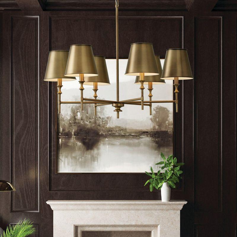 Capital Lighting Whitney 6 - Light Chandelier in  Aged Brass