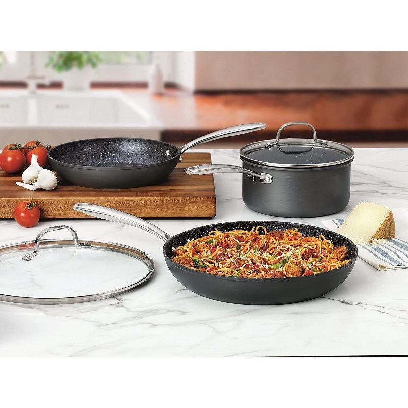 Granitestone Pro Hard Anodized 5 Piece Nonstick Cookware Set