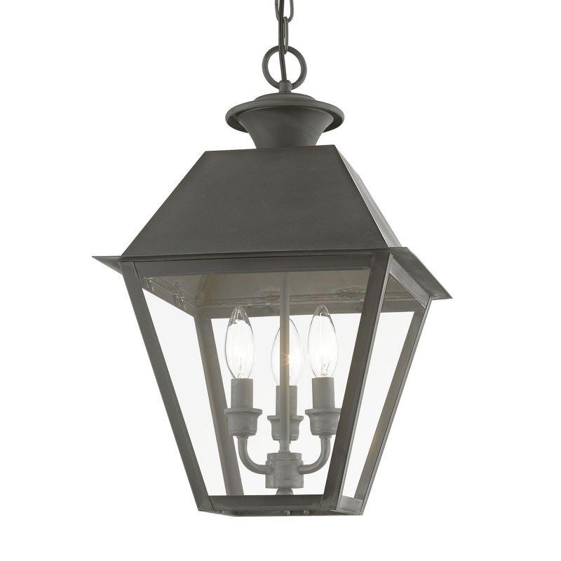 Livex Lighting Wentworth 3 - Light Pendant in  Charcoal