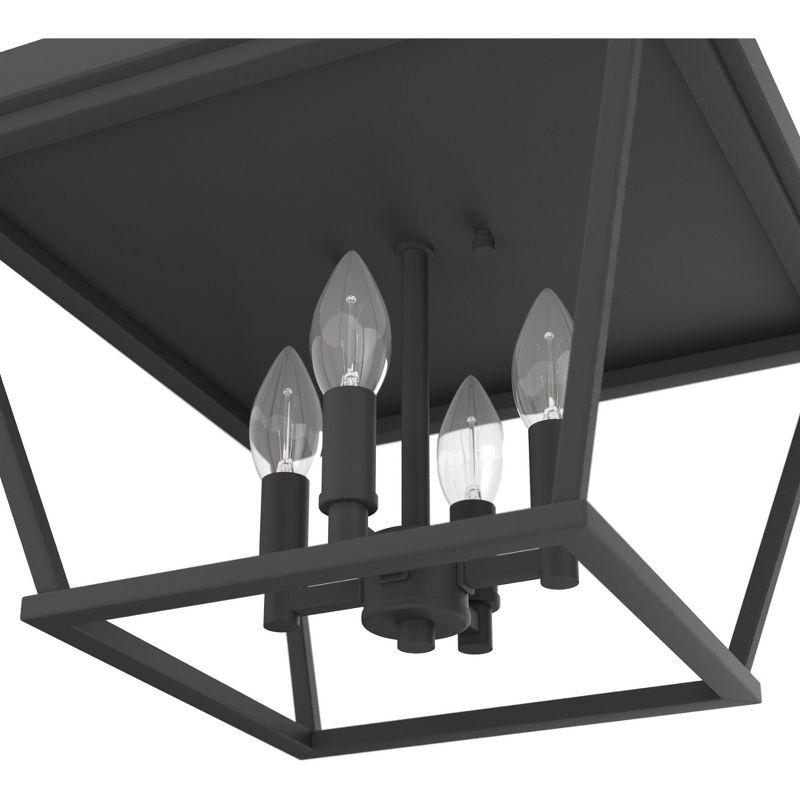 Hunter Fan Laurel Ridge 4 - Light 14'' Lantern Square / Rectangle Flush Mount