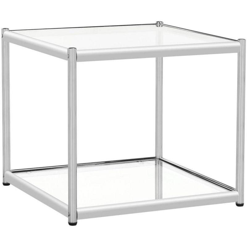 Lilias End Table - Chrome - Safavieh.