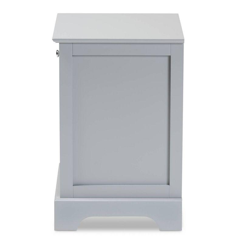 1 Drawer Chase Wood Nightstand - Baxton Studio