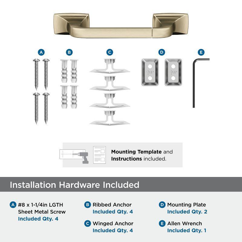 Amerock Highland Ridge Pivoting Double Post Toilet Paper Holder