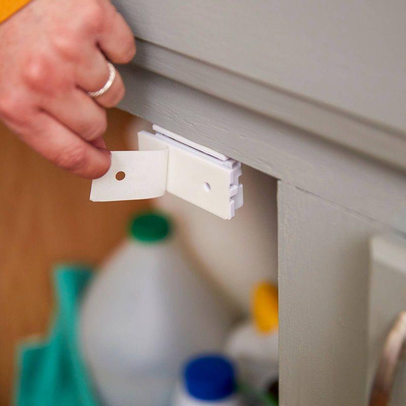 Safety 1st Secure-to-Explore Adhesive Locks - White - 12pk