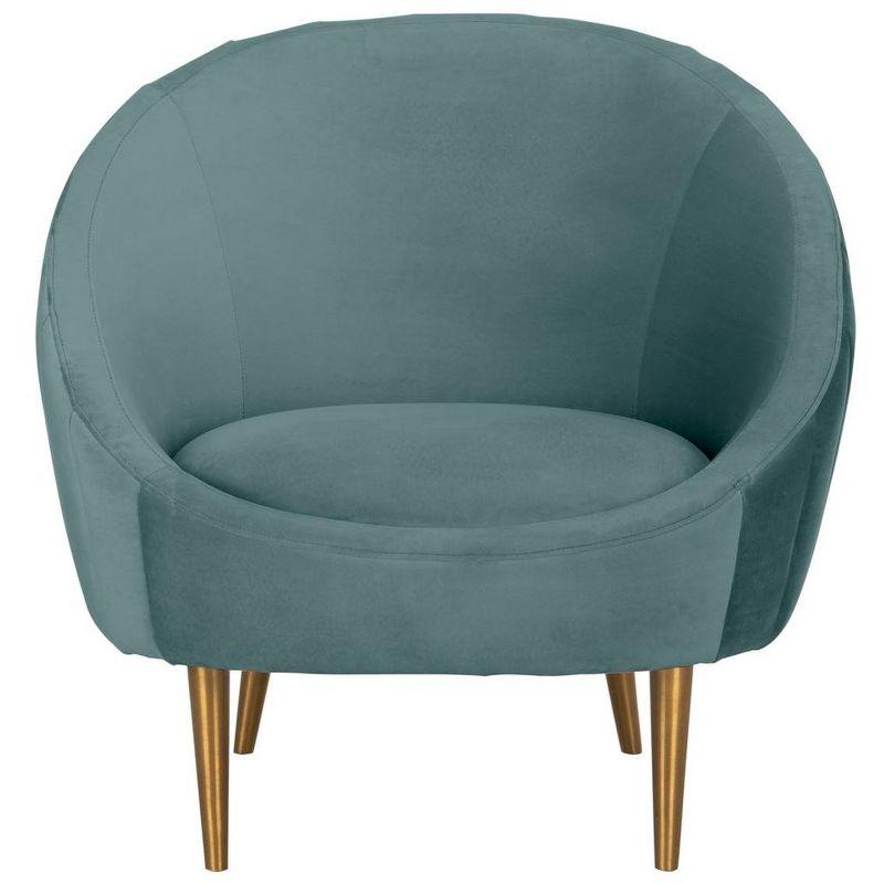 Razia Velvet Barrel Chair