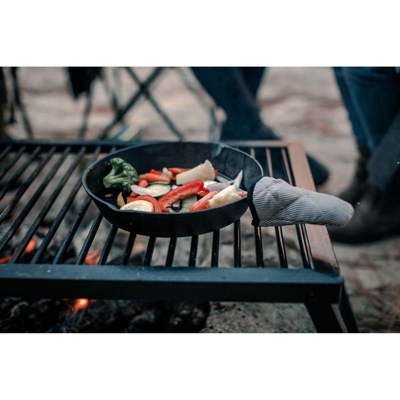 Oster 3 Piece Cast Iron Pre-Seasoned Frying Pans