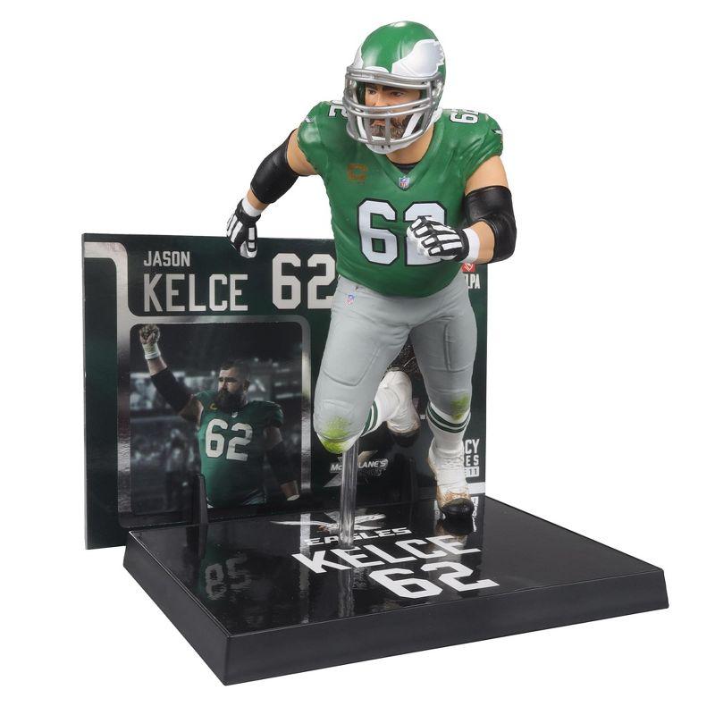 Jason Kelce Philadelphia Eagles NFL Action Figure with Display Base