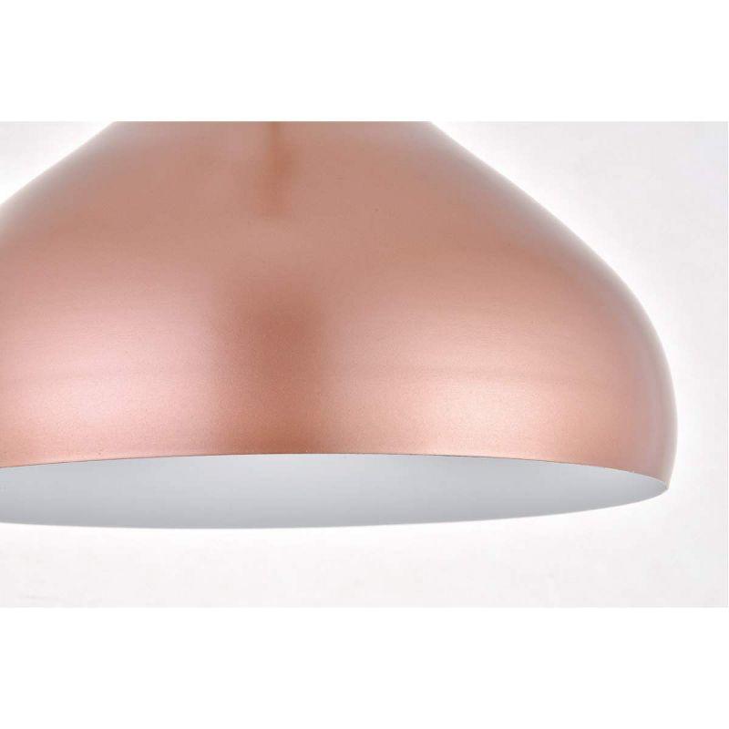 Elegant Lighting Circa 1 Light Honey Gold Pendant