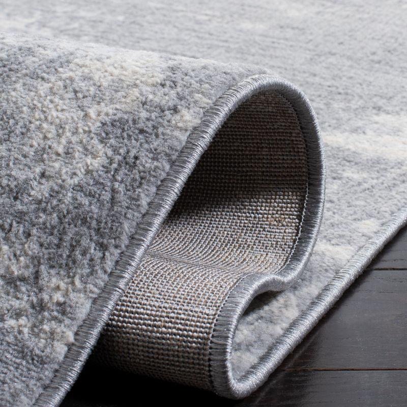 Jasper JSP101 Power Loomed Runner Rug - Light Grey/Ivory - 2'x12' - Safavieh