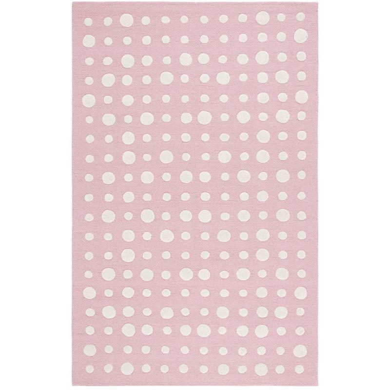 Safavieh Kids SFK926 Hand Tufted Indoor Accent Rug - Pink/Ivory - 3'x5' - Safavieh