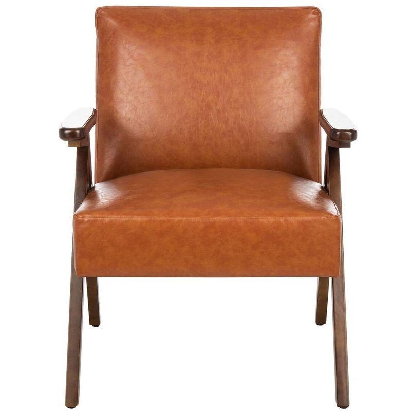 Emyr Arm Chair - Cognac - Safavieh