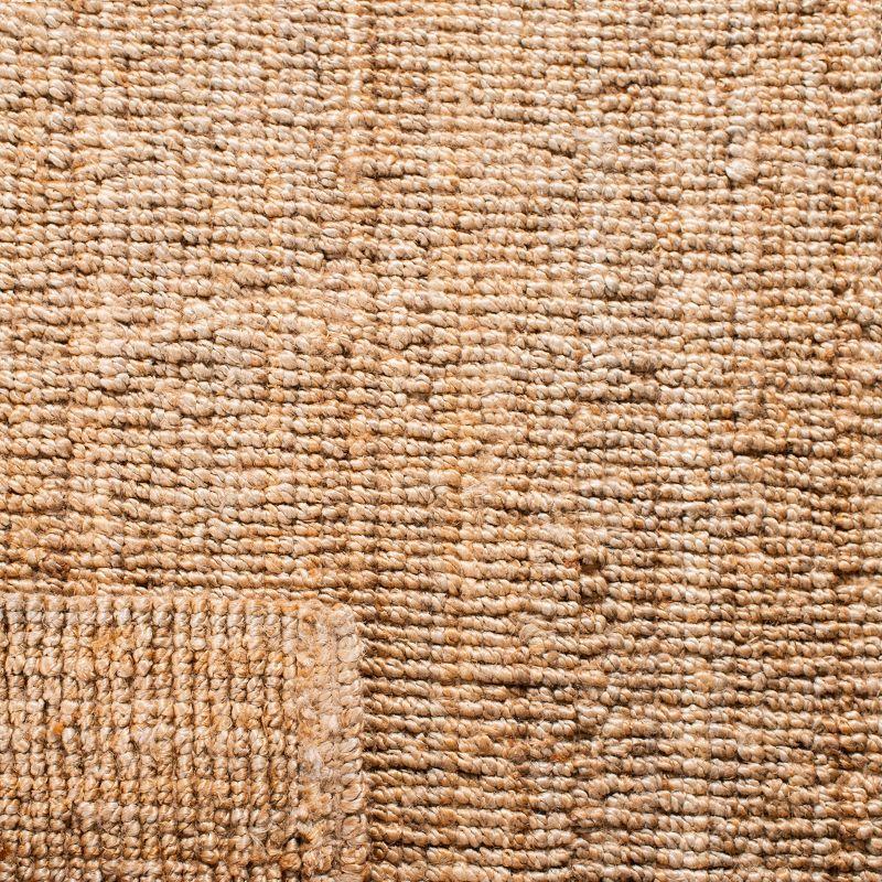 Handmade Beige Jute Cotton Seagrass 3' Square Rug