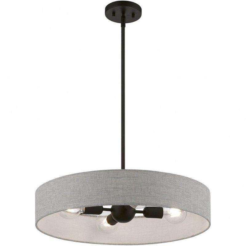 Livex Lighting Elmhurst 4 - Light Pendant in  Black